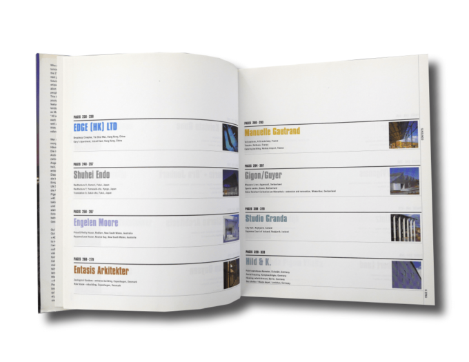 40 Architects under 40 (Taschen, 2000)