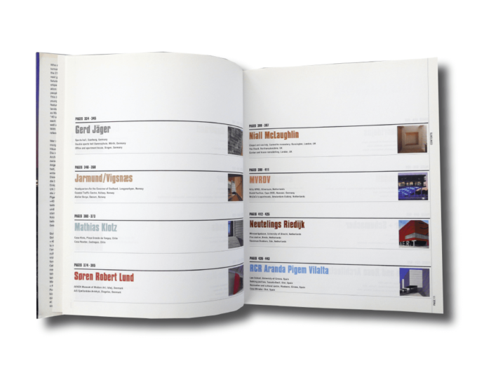 40 Architects under 40 (Taschen, 2000)
