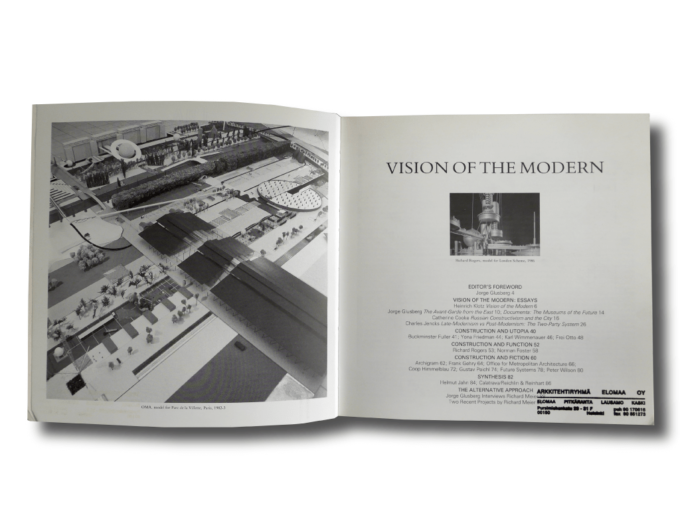 UIA-journal-vol1-sislu-min Vision of the Modern – UIA Journal of Architectural Theory and Criticism Vol 1 No 1 1988