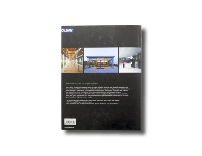 Andreas Gottlieb Hempel, Architektur & Wein, Callwey 2010