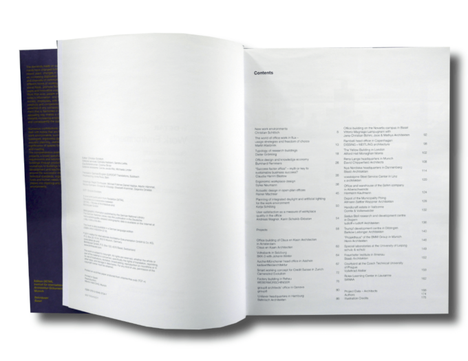 In Detail: Work Environments : Spatial Concepts, Usage Strategies, Communications (ed. Christian Schittich, Birkhäuser Edition Detail 2011)