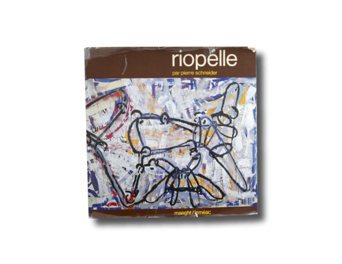 riopelle-kansi Pierre Schneider, Riopelle, Maeght Éditeur 1972