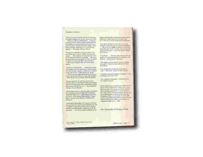 Schulze-Mies-takakansi A Critical Biography