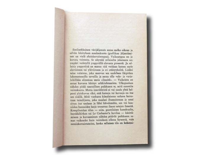 Image of the book Ajatuksia arkkitehtuurista