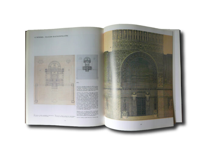 Image of a sample spread in the book: Eliel Saarinen – Suomen aika
