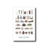 Helsinki-aiheinen juliste by Posteristudio