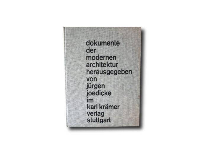 Joedicke-Otterlo-1958-kansi Image of the book CIAM '59 in Otterlo: Dokumente der Modernen Architektur