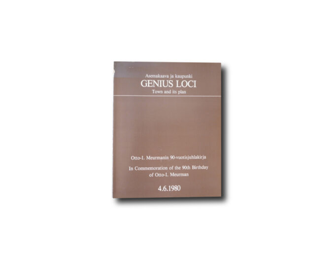 Image of the book Genius Loci: Asemakaava ja kaupunki – Town and Its Plan