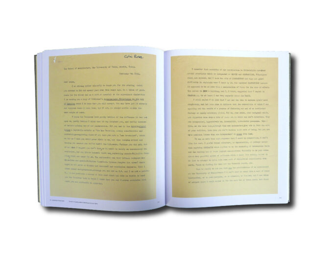Sample spread of the book Louis Kahn: The Importance of Drawing