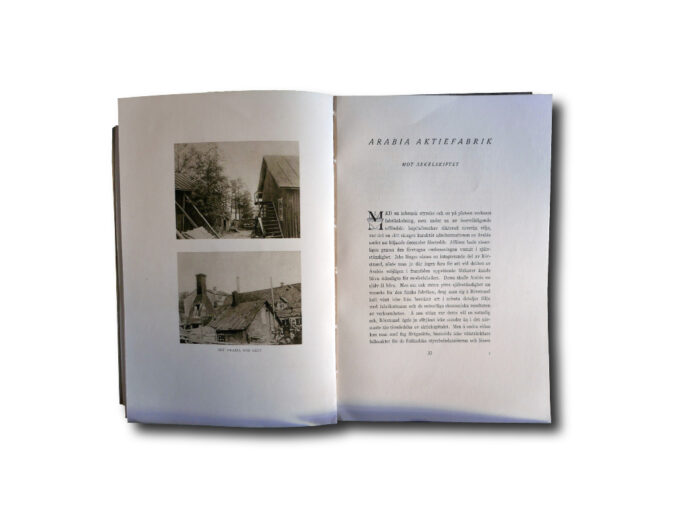 Esimerkkiaukeama kirjasta Arabia porslinsfabrik 1874-1924