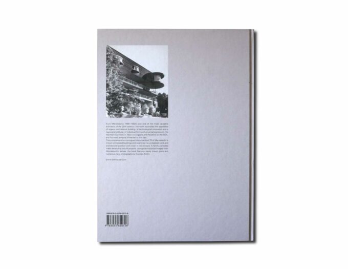 Back cover of the book Erich Mendelsohn Buildings and Projects
