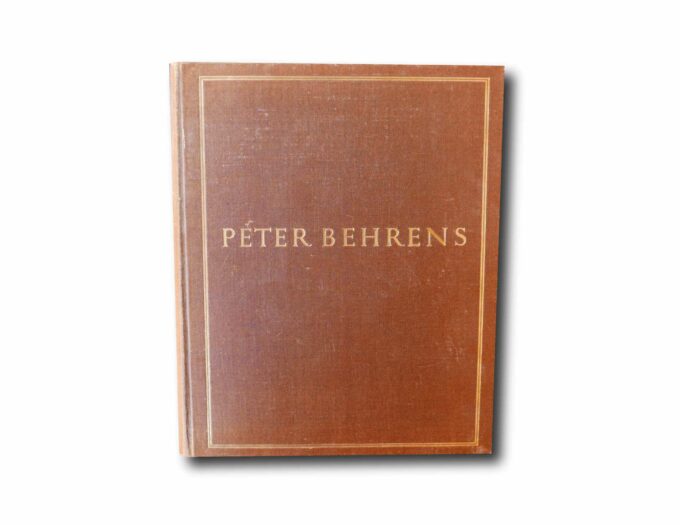 Peter-Behrens-1913-kansi Image of the book Peter Behrens