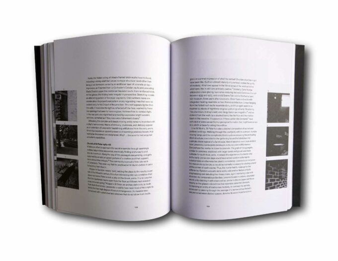 Sample spread of the book Lewerentz Fragments