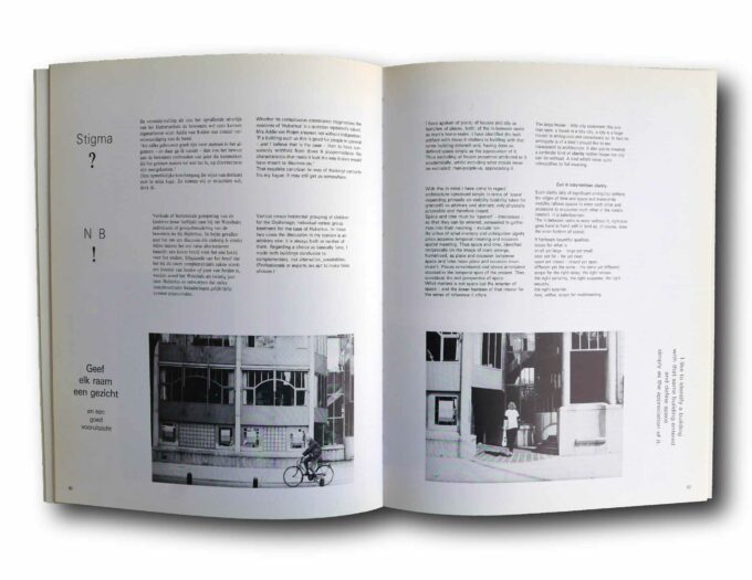 Sample spread of the book Aldo van Eyck