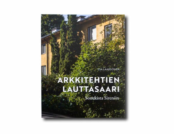 Kirjan Arkkitehtien Lauttasaari etukansi