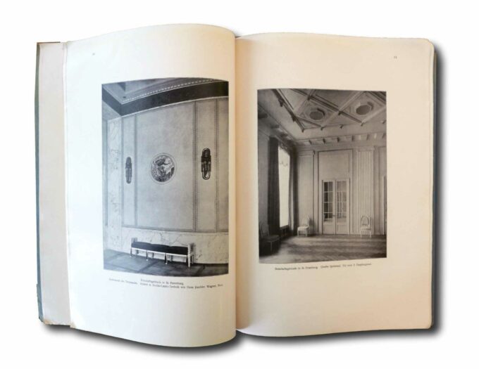 Sample spread of the publication "Prof. Peter Behrens - Die Deutsche botschaft in St. Petersburg von Dr. Schaefer, Lübeck"