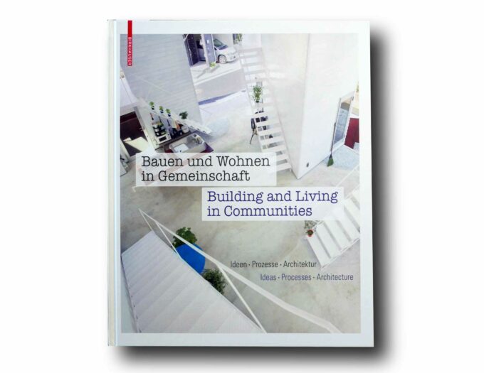 Building-and-Living-in-Communities-kansi Image showing the book Bauen und Wohnen in Gemeinschaft – Building and Living in Communities