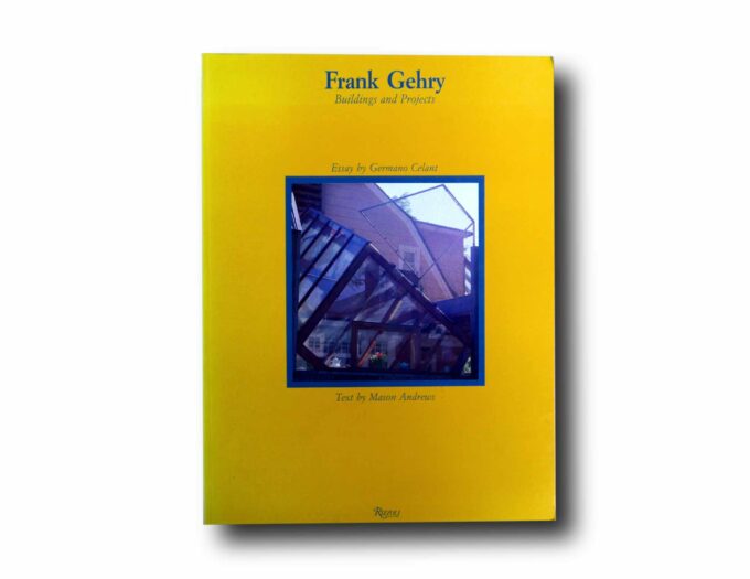 Frank-Gehry-Buildings-and-Projects-kansi Photo showing the book Frank Gehry – Buildings and Projects