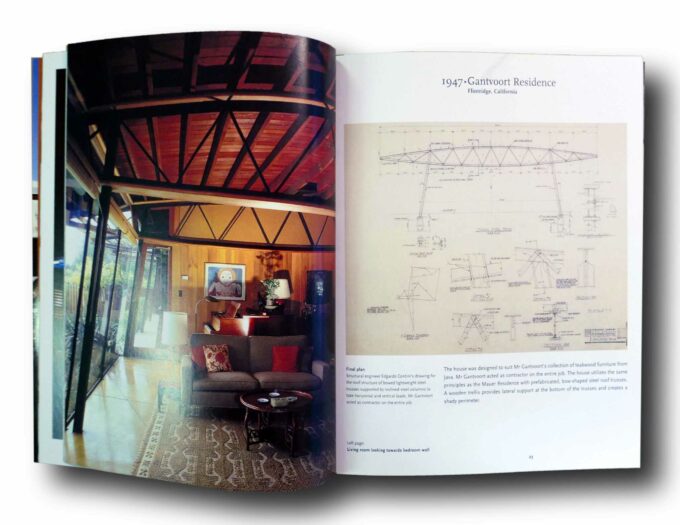 Photo showing a sample spread of the book John Lautner – Taschen Basic Architecture Series