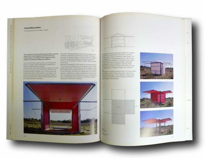 Photo showing a sample spread of the book In Detail: Small Structures