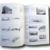 Photo showing a sample spread of the book Disegni di architetture