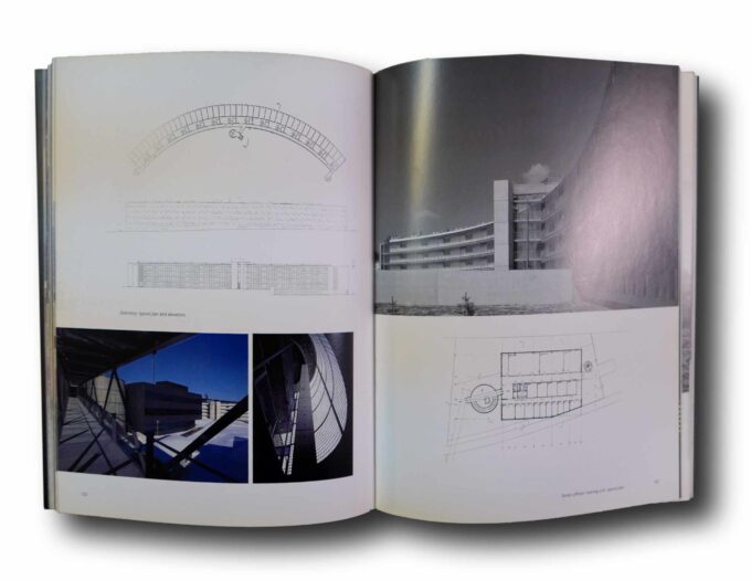 Photo showing a sample spread of the book Heikkinen + Komonen