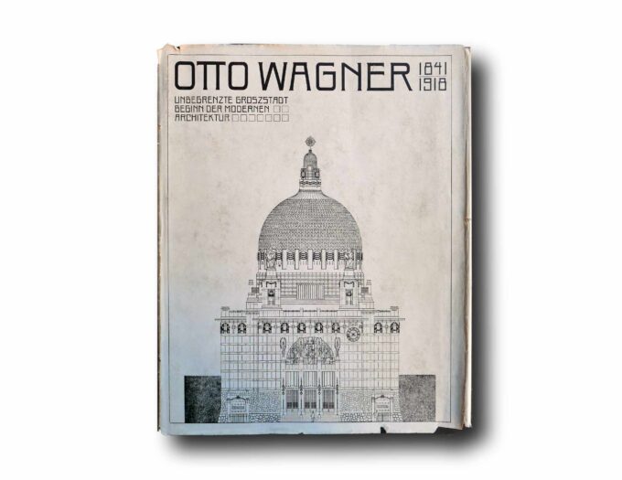 Photo showing the book Otto Wagner 1841–1918