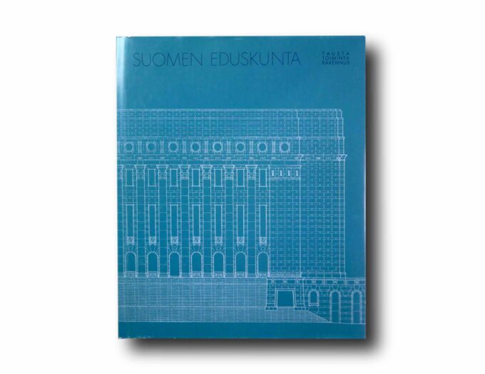 Suomen-Eduskunta-kansi Photo showing the book Suomen eduskunta – Tausta