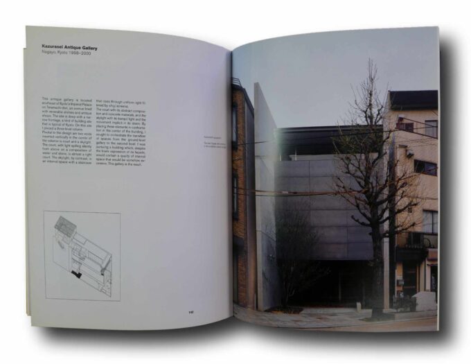 Waro-Kishi-auk Photo showing a sample spread of the book Waro Kishi Works and Projects