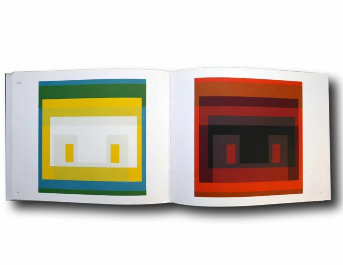 Photo showing a sample spread of the book Josef Albers: Formulation : Articulation