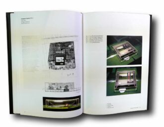 Photo showing a sample spread of the book Architecture Studio: Selected and Current Works