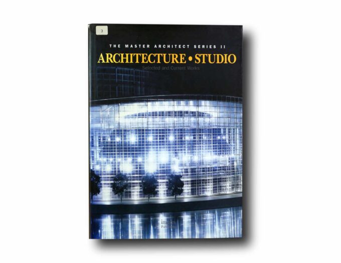 Architecture-Studio-kansi Photo showing the book Architecture Studio: Selected and Current Works