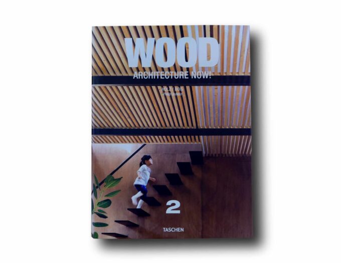 Wood-Architecture-NOW-Vol2-kansi Photo showing the book Wood Architecture Now! Vol 2