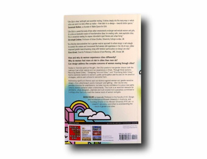 Photo showing a sample spread of the book She City