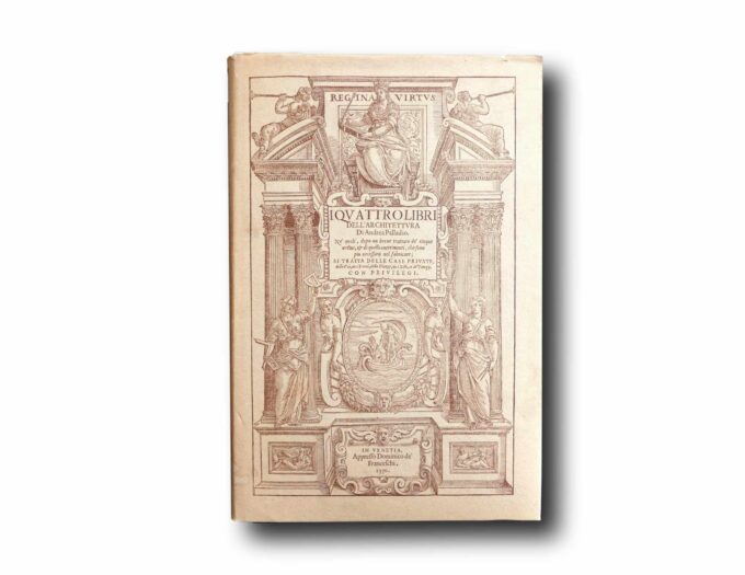 Palladio-Quattro-Libre-kansi Photo showing the book I Quattro Libri Dell'Architettura di Andrea Palladio