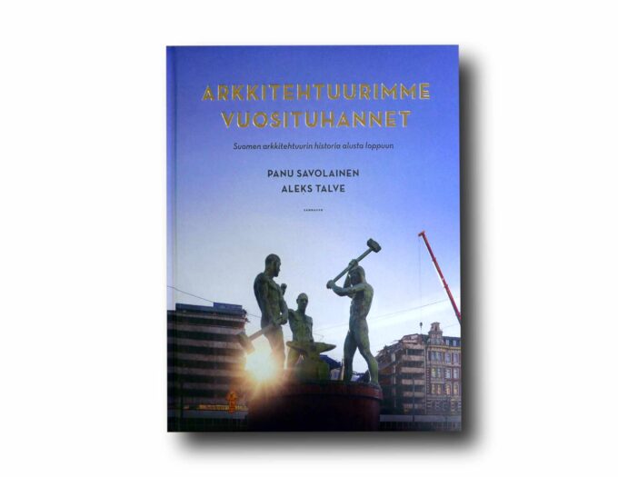 Photo showing the book Arkkitehtuurimme vuosituhannet