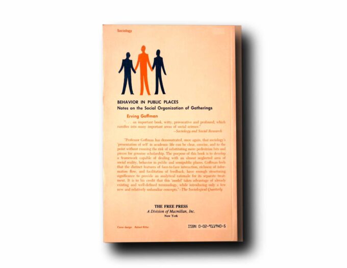 Photo showing a sample spread of the book Behavior in Public Places