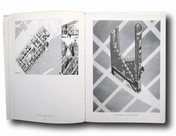 Visionary-Architecture-of-the-20th-Century-auk Photo showing a sample spread of the book Visionary Architecture of the 20th Century
