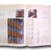 Photo showing a sample spread of the book Glasbau Atlas