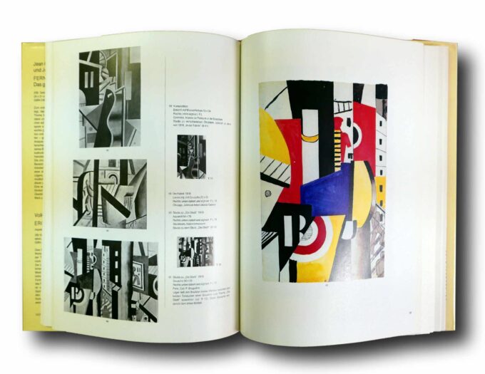 Photo showing a sample spread of the book Fernand Leger – Das Graphische Werk