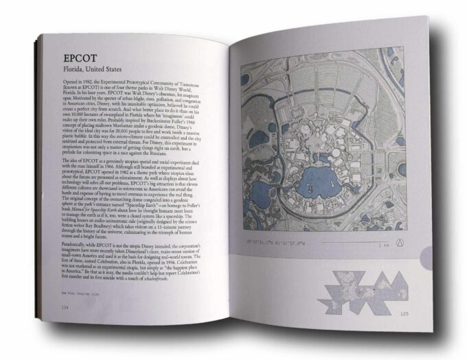 Photo showing a sample spread of the book To the Ends of the Earth