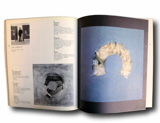 Photo showing a sample spread of the book ARS 83 Helsinki