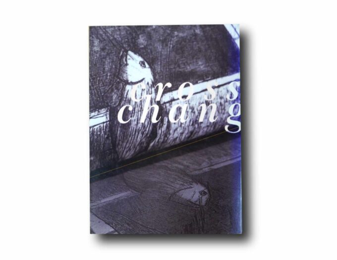 Photo showing a sample spread of the book Crossing Over