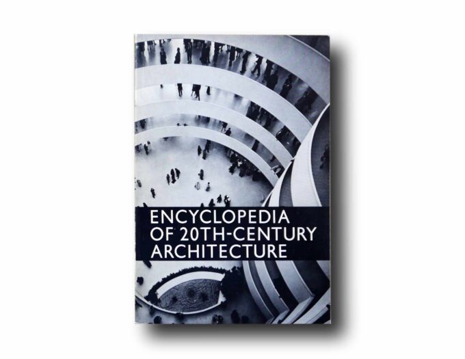 Photo showing the book Encyclopedia of 20th-Century Architecture