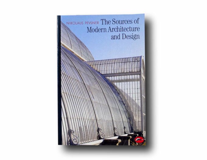 Photo showing the book The Sources of Modern Architecture and Design