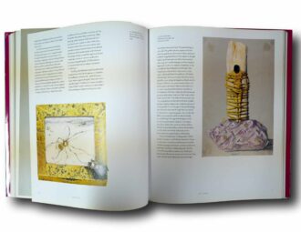 Photo showing a sample spread of the book Surreal Things: Surrealism and Design