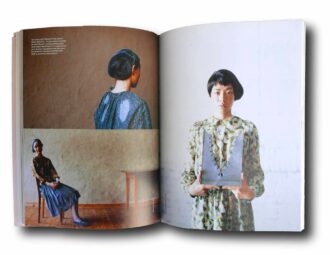 Photo showing a sample spread of the book Feel and Think: A New Era of Tokyo Fashion
