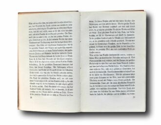 Photo showing a sample spread of the book Der Geist der Gotik