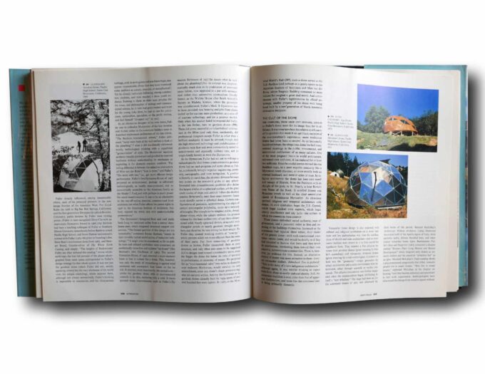 Photo showing a sample spread of the book Architecture Today