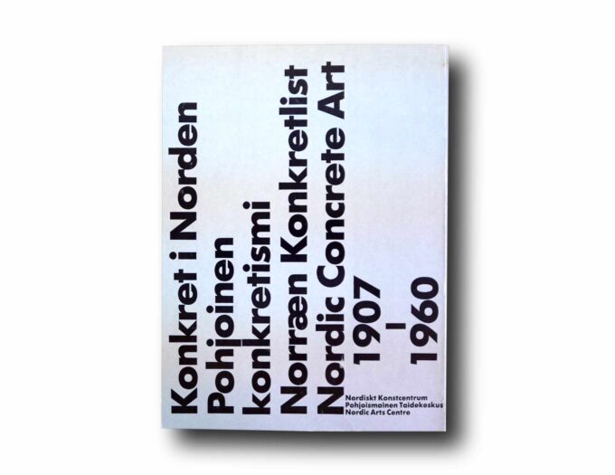 Konkret-i-Norden-1907-1960-taka Photo showing the book Konkret i Norden – Nordic Concrete Art 1907–1960